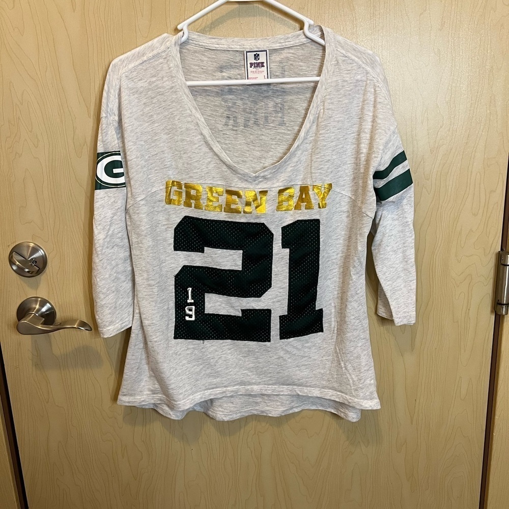 Victoria secret pink packers shirt
